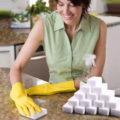 Magic Melamine Sponge Eraser Cleaner Strong Absorbent Kitchen Bathroom Cleaning Tools close-up view