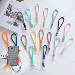 1Pc Universal Mobile Phone Lanyard Strap Detachable Anti Fall Hanging Xyun Ring Cord with Patch Shor