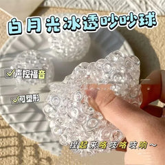 Squishy Balls Ice Beads Stress Relief Toy | Super Soft Sensory Fidget Toy for Kids Adu close-up view