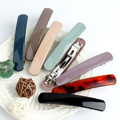 Frosted Back of The Head Hair Clips Headdress Female Lady Simple Large Hair Clip Spring Clip Hair Styling Hairpin Korean Fashion