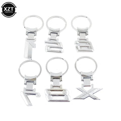 Zinc Alloy Number Emblem Keychain | Car Key Ring for BMW Models alternate view