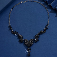 1PC Women's Fashion Water Drop Pendant Necklace Jewelry Light Luxury Style Suitable f alternate view