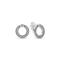 925 Silver Stud Earrings | Butterfly Snowflake Heart Moon Jewelry Gift close-up view