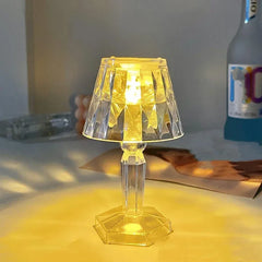 Mini Crystal Table Lamp | Color Changing Battery Night Light for Bedroom Decor alternate view