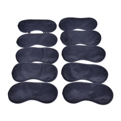 10-Pack Satin Sleep Eye Mask | Light Blocking Travel Blindfold
