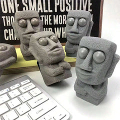 New Funny Easter Squeezing Blowout Rock Man Fidget Toy Vent Sloth Hide Seek Stress Relief Squishies