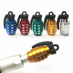 Aluminum Alloy Tire Valve Stem Caps, 4 Pcs