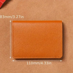 PU Leather Slim Bifold Wallet | Minimalist Credit Card & Coin Holder alternate view