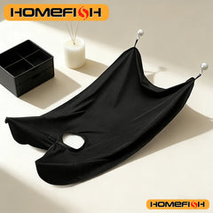 Men's Shaving Apron | Waterproof Barber Bib for Mess-Free Trimming close-up view