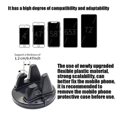360° Rotatable Mobile Phone Holder Car Bracket Non-Slip GPS Navigation Car Mount Stand Support in Car Universal for All Phones