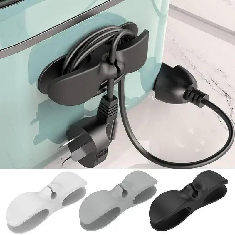 Kitchen Storage Wire Winder, Household Traceless Plug Fixed Power Cord Organizer, Wire and Cable Man