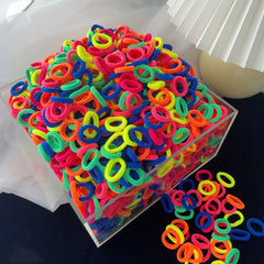 Scrunchie Rubber Band Kid Hair for Girls Ponytail Hold