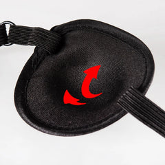 Single Eye Patch for Pirate Cosplay & Sleep Aid | Black Unisex Eyepatch close-up view