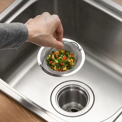 Stainless Steel Kitchen Sink Filter Strainer | Food Residue and Hair Catcher detail view