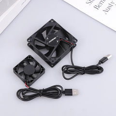 5V Brushless Cooling Fan USB Router Fan Computer Case TV Box Cooling Case 50mm 80mm 90mm 120mm PC DIY Cooler Desktop Fan