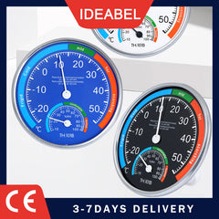 IDEABEL Analog Thermometer Hygrometer | Indoor Outdoor Humidity Monitor