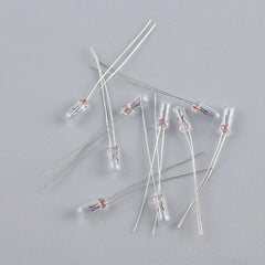 10pcs Miniature Lamp Bulbs | 0.07A 3mm 4mm 5mm 3V 6V 9V 12V 24V Edison Incandescent Fi close-up view