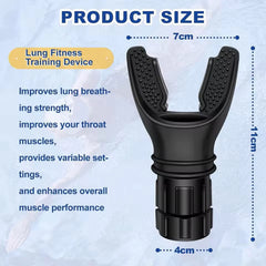 Breathing Trainer Lung Flexer | Durable Fitness Exerciser for Increased Lung Capacity close-up view