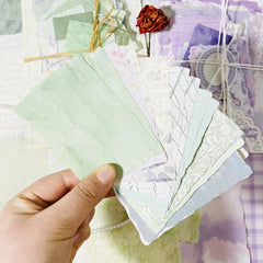 Journamm 100-Sheet Scrapbook Paper Pack | DIY Card Making and Decorative Collage Suppl close-up view