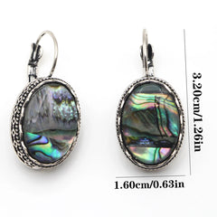 VILLWICE New Colorful Shell Various Shapes Owl Women Hollow Zinc Alloy Antique Silver Pl detail view