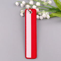 National Flags Embroidery Key Fob | Motorcycle Car Backpack Keychain detail view