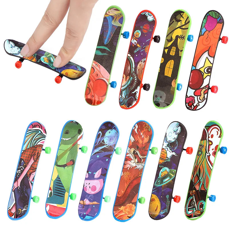 10/20Pcs Finger Skateboard Toys Creative Fingertip Fingerboards Toys for Kids Birthday Party Favors