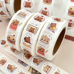 500pcs Cute Kabibara Stickers for Laptops, Skateboards, Guitars & Scrapbooks | DIY Decorative Gift C