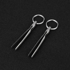 Mini Titanium Tweezers Small TC4 Titanium Alloy Portable EDC Outdoor Tool detail view