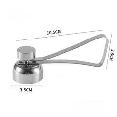 Stainless Steel Egg Topper Opener | Creative Eggshell Cutter for Boiled and Raw Eggs detail view