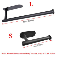 Towel Holder Adhesive Tissue Hanger Toilet Roll Paper Dispenser Cabinet Storage Napki alternate view