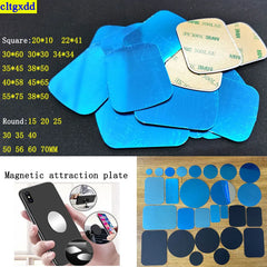 Magnetic Metal Plate Bracket 10 Pieces Round Square Car Phone Mount