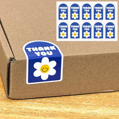 100pcs Thank You Sticker Seals | Small Business Gift Box Packaging Decor