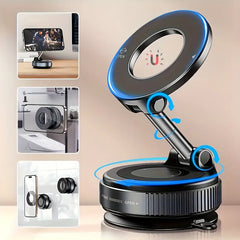 Foldable Magnetic Car Phone Holder N52 Magnet ABS 360° Rotatable