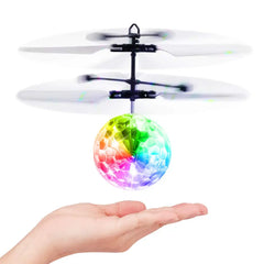 Unique Toy Gesture-controlled Colorful Luminous Crystal Ball Pendant Children's Unique Gift Remote-c