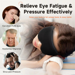 3D Sleep Mask | Contoured Eye Shade for Total Light Blocking close-up view