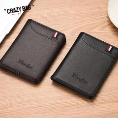 Ultra Thin Men's Wallet | Vertical Small Card Holder