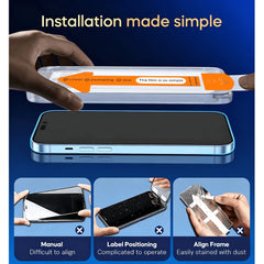 NNBILI 3pc Ultra HD Tempered Glass Screen Protector | Full Coverage with Auto-Alignme alternate view