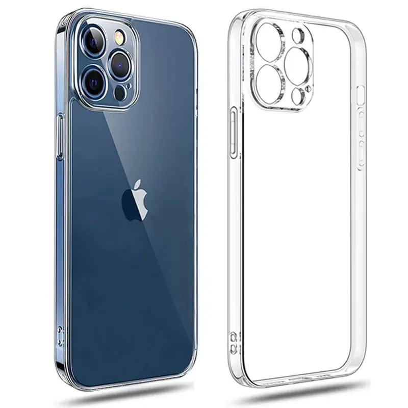 Ultra Thin Clear Phone Case For iPhone 11 12 13 14 15 16 17 18 Pro X XR XS Max Mini 7 8Plus Silicone