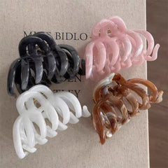 New Design French Style Pumpkin Hair Claw For Women Sweet Hair Ornament Headband Lady close-up view