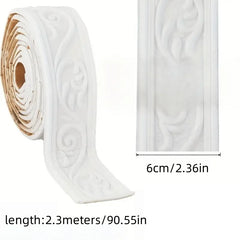 1Pc 230x6cm Fashion Self Adhesive Wall Sticker | Waterproof Thickened Border Strip alternate view