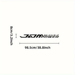 JDM Style Windshield Decal - Large 98.5cm Vinyl Sticker (Waterproof, Non-Fading) for alternate view