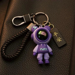 Starry Sky Cartoon Car Keychain Pendant detail view