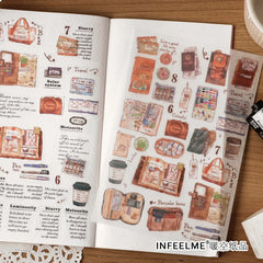 DIY Washi Paper Sticker Pack | Creative Scrapbook Decorative Stickers