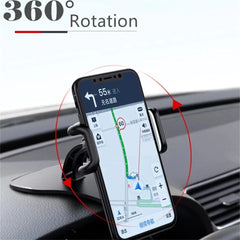 Car Phone Holder Dashboard Mount 360° Rotatable For iPhone Samsung Xiaomi