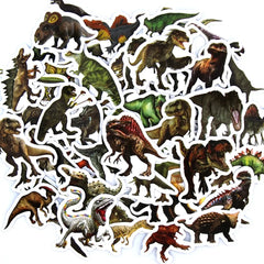 Funny Dinosaur Stickers | Waterproof Vinyl Decals for Laptop, Guitar, Bike & More