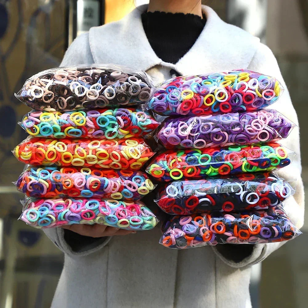 Scrunchie Rubber Band Kid Hair for Girls Ponytail Hold