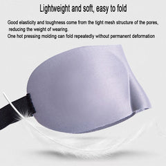 3D Sleeping Mask Eyepatch | Light Blocking Blindfold for Travel and Sleep alternate view