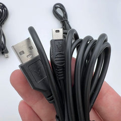 USB Charger Cable for PS3 Controller | Extension Gamepad Cord with Magnetic Ring close-up view