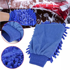 1/3/5pcs, Middle size! Microfiber Car Wash Gloves,Auto Single-Side Ultra Absorbent Car Sponge Scratch Microfiber Cleaning Tool