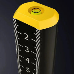 Light Steel Keel Leveling Tool | Suspended Ceiling Level Ruler for Tile and Drywall In close-up view